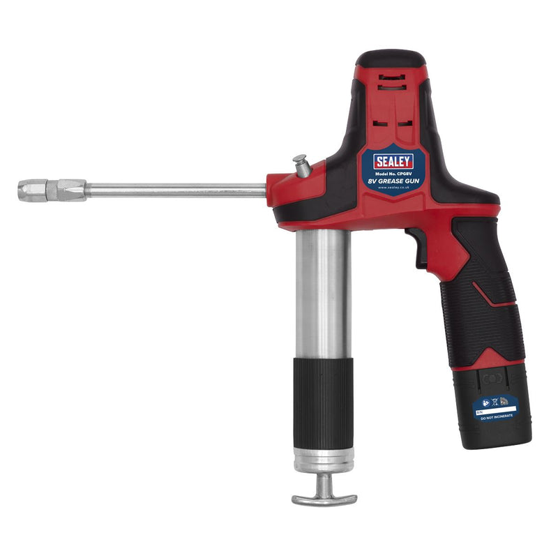 Sealey Cordless Grease Gun 8V CPG8V Sealey - Dynamic Drive