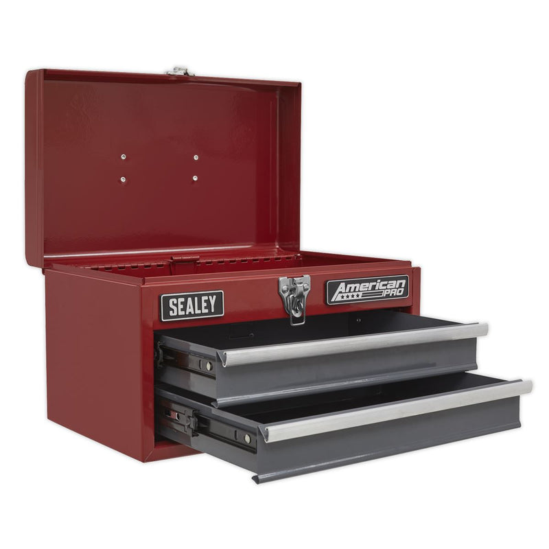 Sealey Toolbox 2 Drawer with Ball-Bearing Slides AP2602BB Sealey - Dynamic Drive