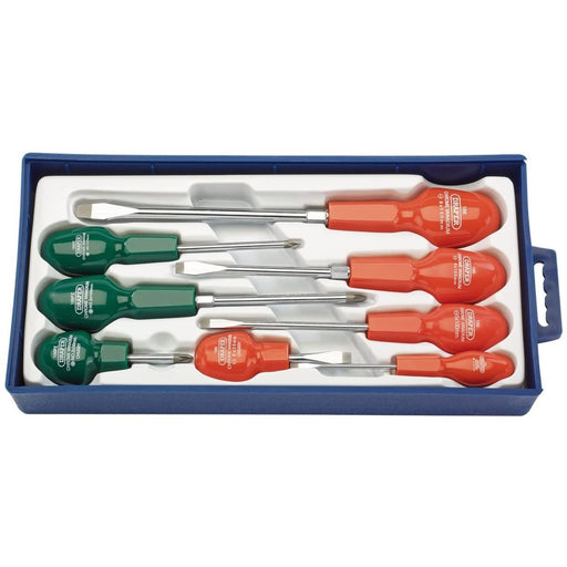 Draper Cabinet Pattern Screwdriver Set (8 Piece) 14077 Draper - Dynamic Drive