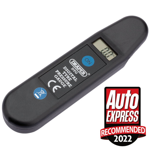 Draper Digital Tyre Pressure Reader 01071 Draper - Dynamic Drive