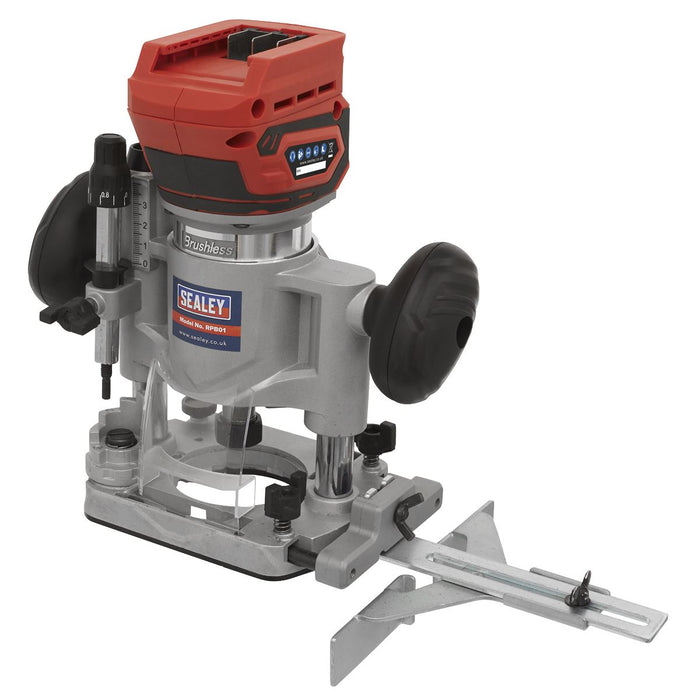 Sealey SV20 Series Cordless Trimming Router Kit 20V 4Ah CP20VTRKIT1 Sealey - Dynamic Drive