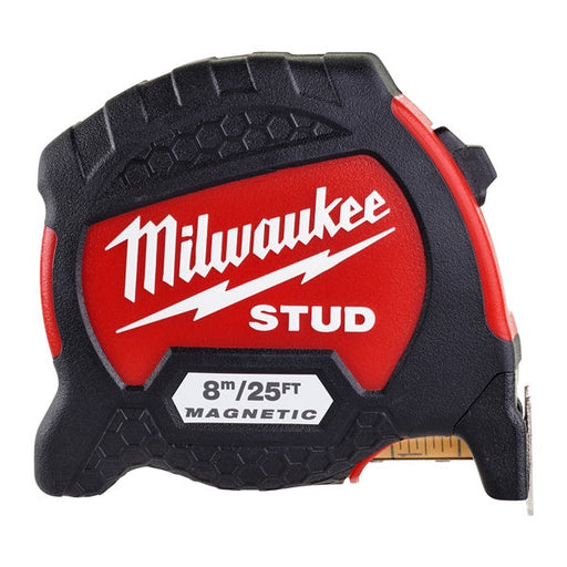 Milwaukee Stud Gen2 Magnetic Tape Measure 8m/26ft Milwaukee - Dynamic Drive