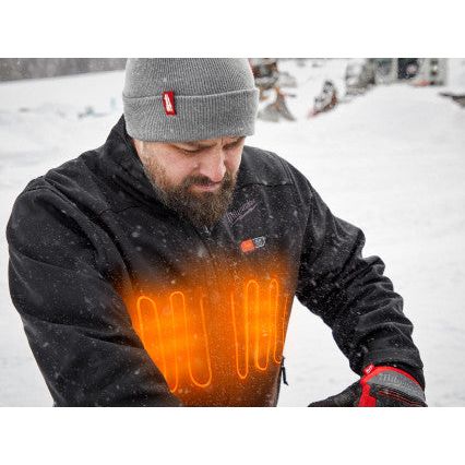 Milwaukee M12Hpjbl2-0(M) Heated Jacket Blk 4932480072 Milwaukee - Dynamic Drive
