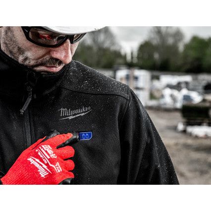 Milwaukee M12Hpjbl2-0(M) Heated Jacket Blk 4932480072 Milwaukee - Dynamic Drive