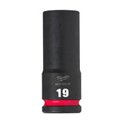 Milwaukee Hex Socket Shw 1/2 Deep 19mm-1Pc 4932480337 Milwaukee - Dynamic Drive