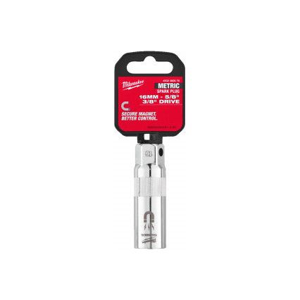 Milwaukee 16mm 3/8” Drive Magnetic Spark Plug Socket Milwaukee - Dynamic Drive
