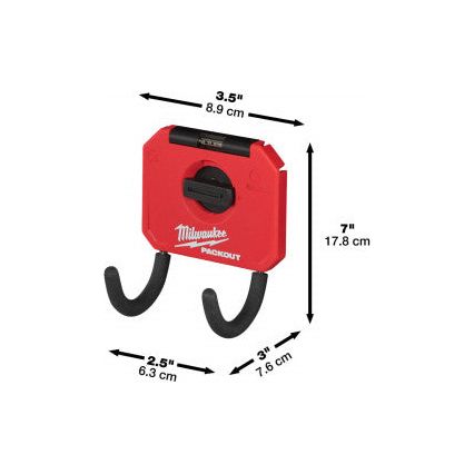 Packout Small Curved Hooks 4932480705 - Milwaukee Milwaukee - Dynamic Drive