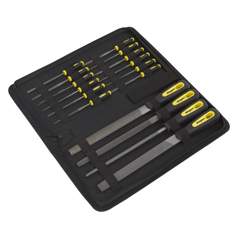 Sealey File Set 16pc Engineer's & Needle S05781 Sealey - Dynamic Drive