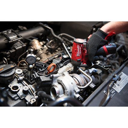 Milwaukee M12 FIW14-0 Fuel 1/4in Impact Wrench 12V Bare Unit Milwaukee - Dynamic Drive