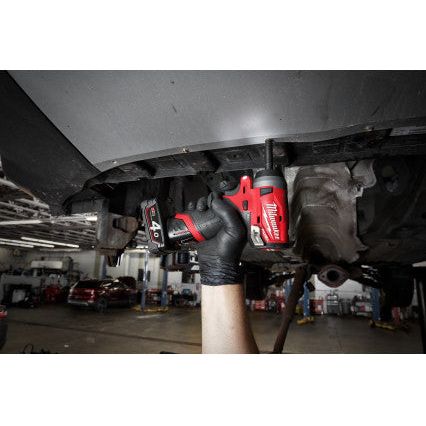 Milwaukee M12 FIW14-0 Fuel 1/4in Impact Wrench 12V Bare Unit Milwaukee - Dynamic Drive
