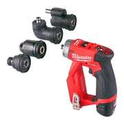 Milwaukee M12 12V Fuel 4-in-1 Drill Driver Kit with 2X 2.0Ah Batteries, Charger Milwaukee - Dynamic Drive