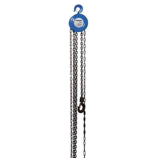 Silverline Chain Block 1000kg / 2.5m Lift Height Silverline - Dynamic Drive