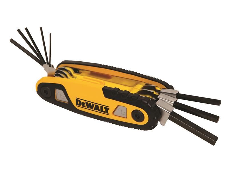 Dewalt Metric Folding / Locking Hex Key Set, 8 Piece Dewalt - Dynamic Drive