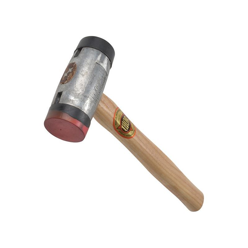 Thor J612 Junior Thorlite Rubber Faced Hammer 38mm 283g Thor - Dynamic Drive