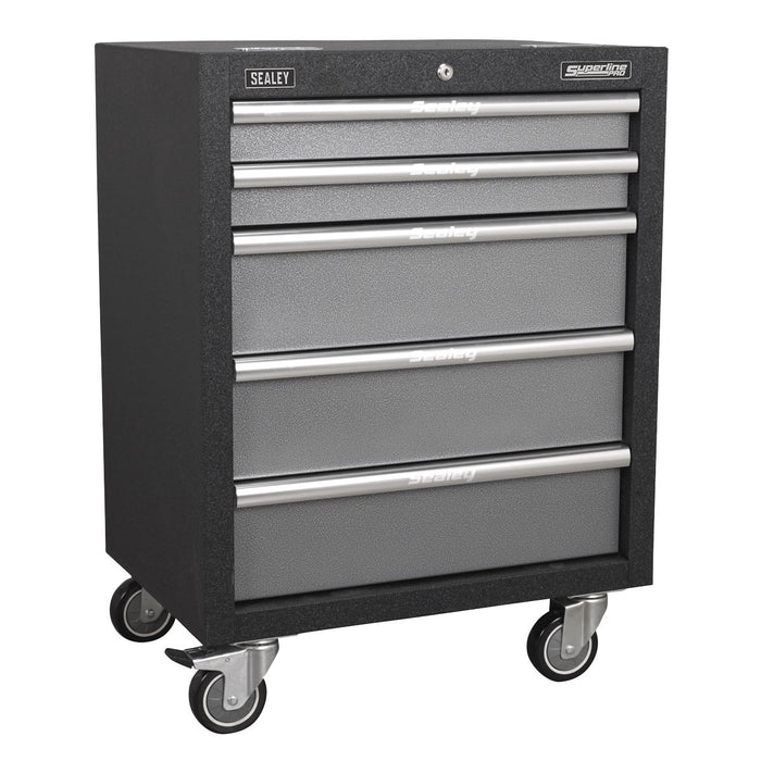 Superline Pro Superline PRO Storage System with Wood Worktop 4.9m APMSSTACK01W Superline Pro - Dynamic Drive