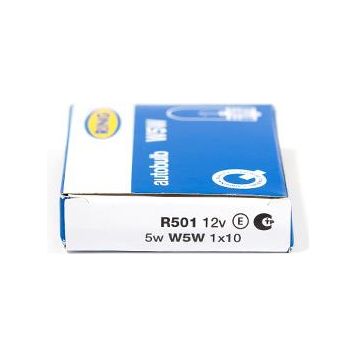 10 x Ring R501 W5W Car Sidelight Side Light Bulb 501 12v 5w Push Fit - E Marked Ring Automotive - Dynamic Drive