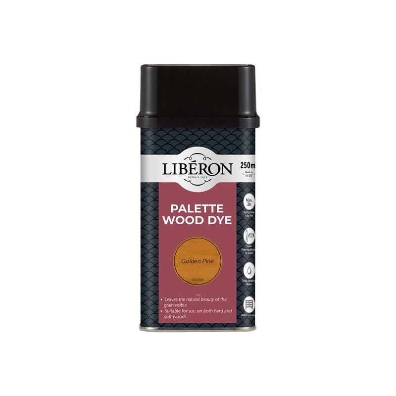Liberon Palette Wood Dye Golden Pine 250ml Liberon - Dynamic Drive