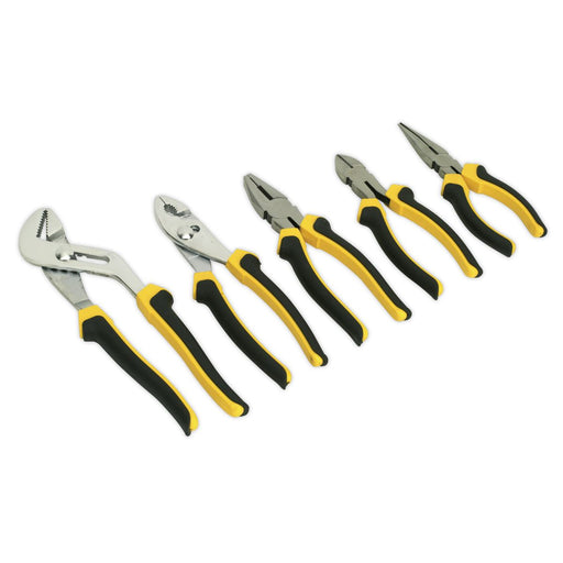 Seigen by Sealey Comfort Grip Pliers Set 5pc S0646 Seigen by Sealey  - Dynamic Drive
