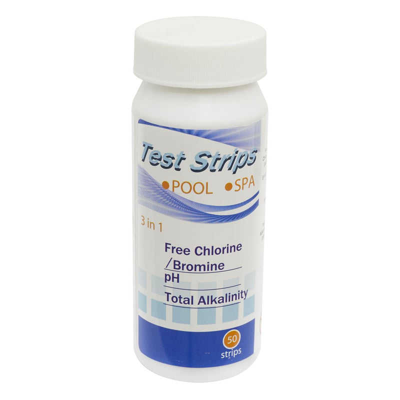 Dellonda 3-in-1 Chlorine, PH & Alkalinity Test Strips x50 Strips - Pack of 1 Dellonda - Dynamic Drive