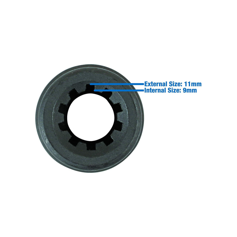 Laser Brake Caliper Socket 3/8"D 9mm 6383 Laser - Dynamic Drive