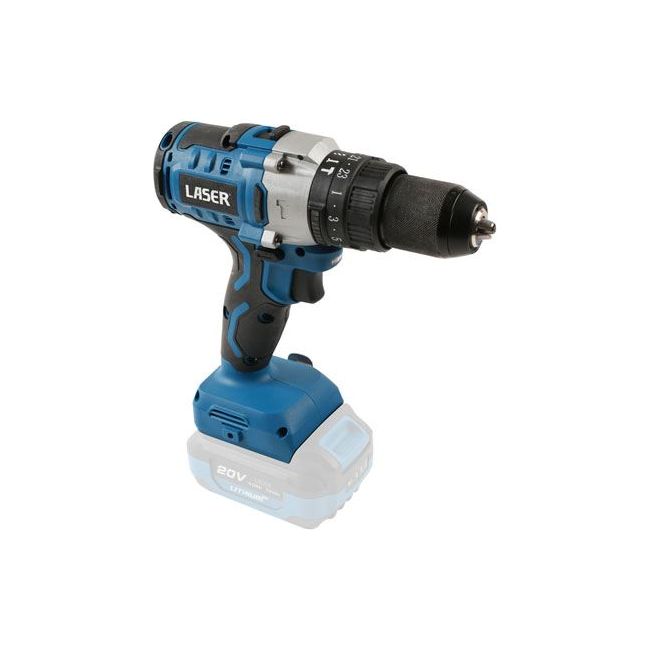 Laser Cordless Variable Speed Impact Drill 20V w/o Battery 8011 Laser - Dynamic Drive