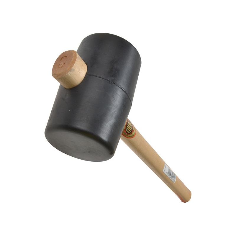 Thor 957 Black Rubber Mallet 90mm 1200g Thor - Dynamic Drive