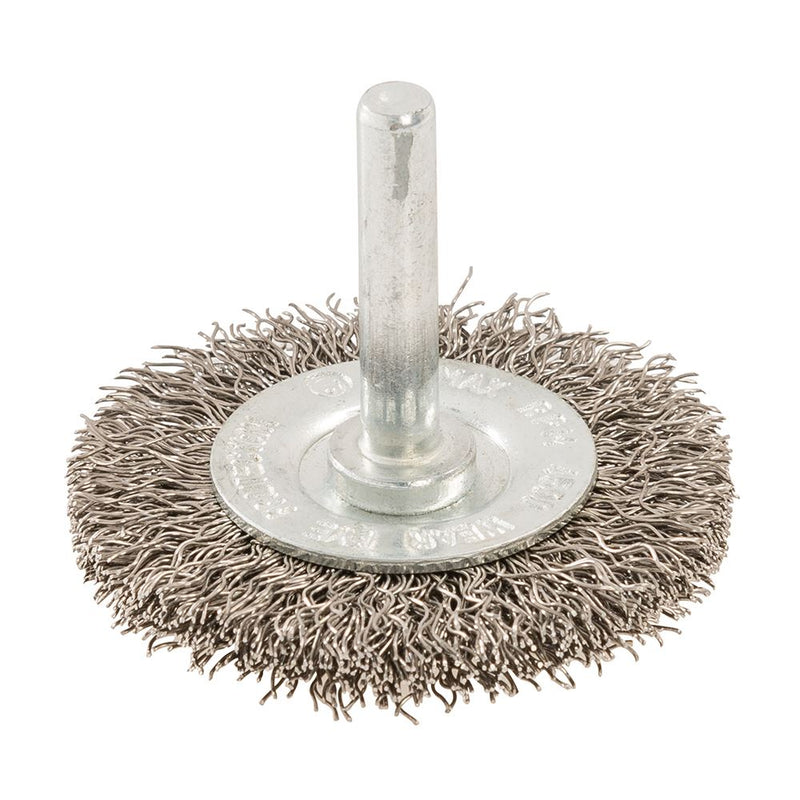 Silverline Rotary Steel Wire Wheel Brush 50mm Silverline - Dynamic Drive