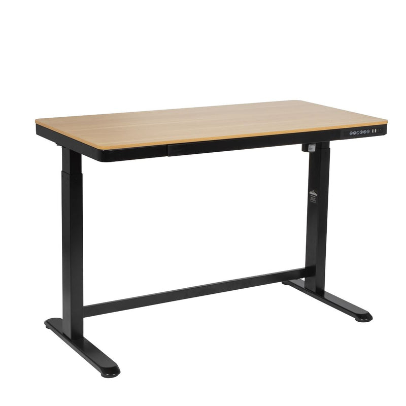 Dellonda Single Motor Electric Desk with Control Panel USB Port & Drawer Dellonda - Dynamic Drive
