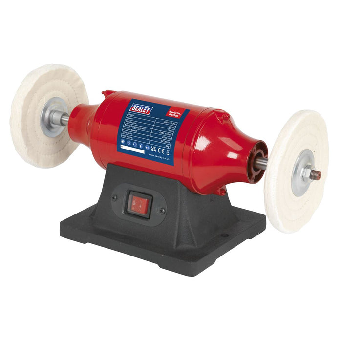 Sealey Bench Mounting Buffer/Polisher 150mm 370W/230V BB1502 Sealey  - Dynamic Drive