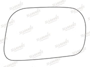 Summit Stick-On Standard Mirror Glass fits Vauxhall Agila RHS Summit - Dynamic Drive
