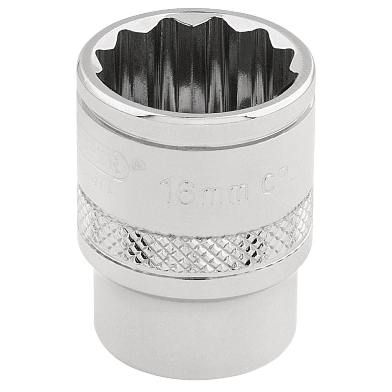 Draper HI-TORQ 12 Point Socket, 3/8" Sq. Dr., 16mm 32780 Draper - Dynamic Drive