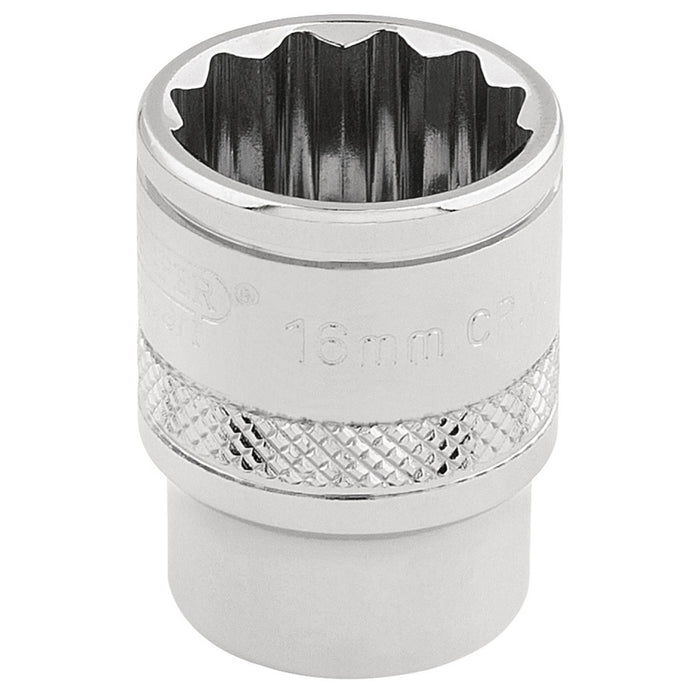 Draper HI-TORQ 12 Point Socket, 3/8" Sq. Dr., 16mm 32780 Draper - Dynamic Drive