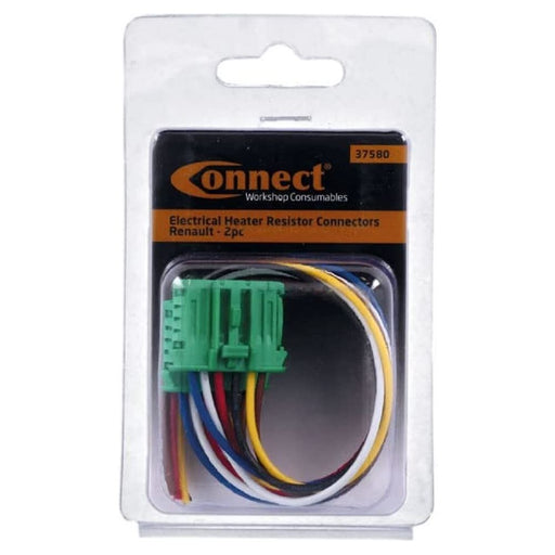 Connect for Renault Electrical Heater Resistor 6 PIN Connectors 2pc 37580 Tool Connection - Dynamic Drive