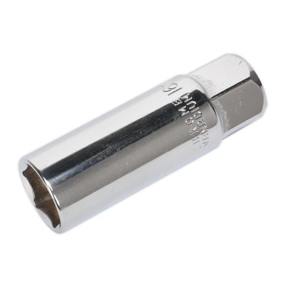Sealey Spark Plug Socket 16mm 3/8"Sq Drive Magnetic AK654 Sealey  - Dynamic Drive