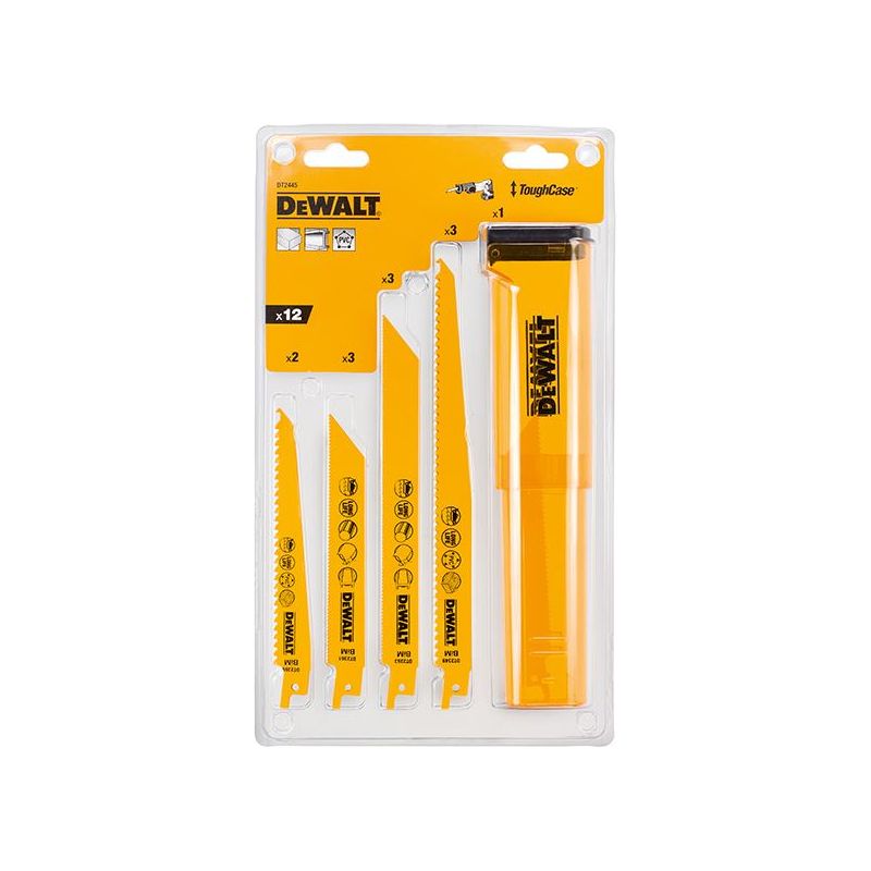 Dewalt Power Tools DT2445 Reciprocating Saw Blade Set, 12 Piece DeWALT Power Tools - Dynamic Drive