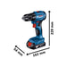Bosch GSR 18V-45 Professional Drill Driver 18V Bare Unit Bosch - Dynamic Drive
