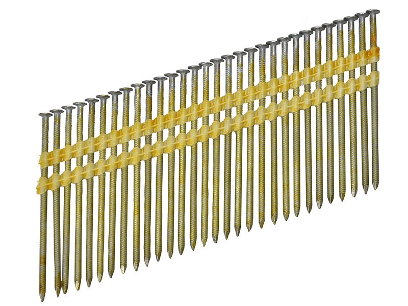 Bostitch 21° Galvanised Ring Shank Stick Nails 3.1 x 90mm (Pack 2000) Bostitch - Dynamic Drive