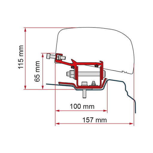 Fiamma Kit for Renault Trafic F40 L1: Upgrade Your Van's Awning System Fiamma - Dynamic Drive