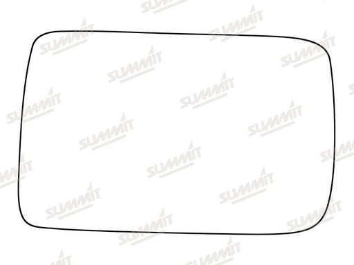 Summit Stick-On Standard Mirror Glass fits Nissan Bluebird Micra RHS Summit - Dynamic Drive