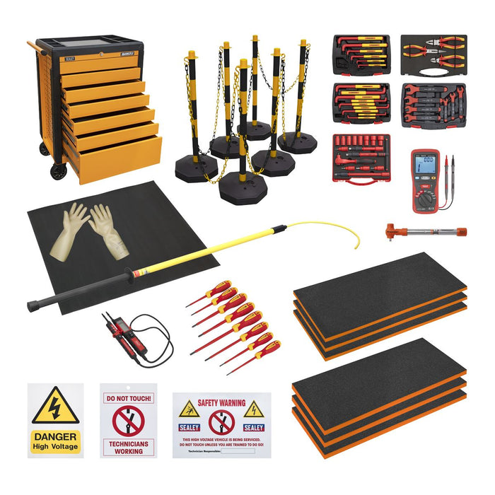 Sealey EV/Hybrid Master Tool Kit 19pc HVCOM1 Sealey - Dynamic Drive