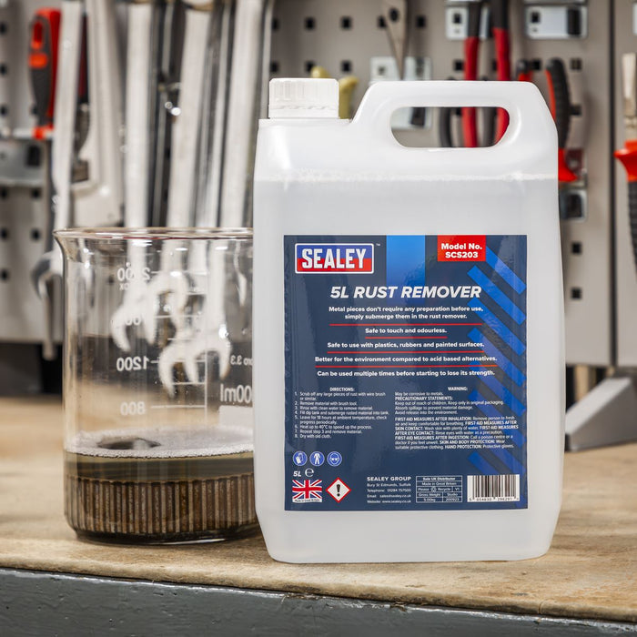 Sealey Rust Remover 5L SCS203 Sealey - Dynamic Drive