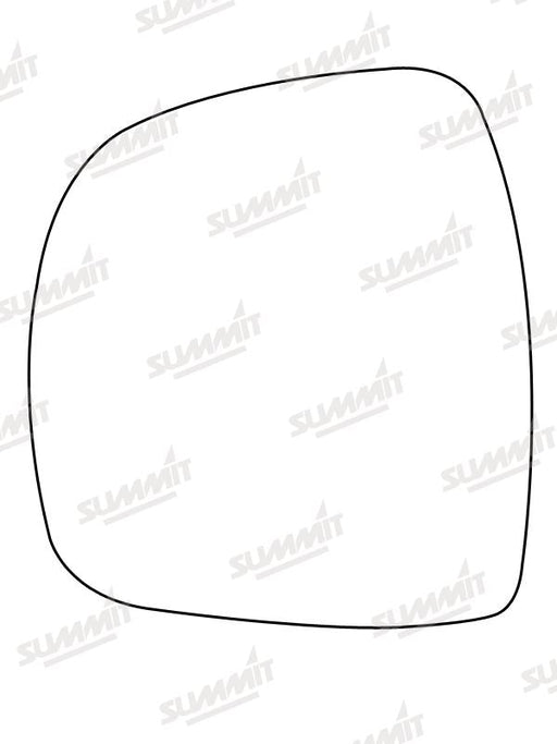 Summit Heated Base Plate With Commercial Mirror Glass fits Mercedes Vito Van 03 to 09 LHS Summit - Dynamic Drive