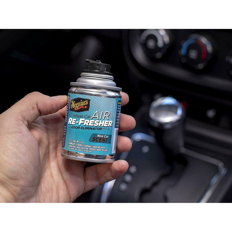 Meguiar's G16402EU Whole Car Air Re-Fresher Odor Eliminator New Car Scent 59ml Meguiar's  - Dynamic Drive