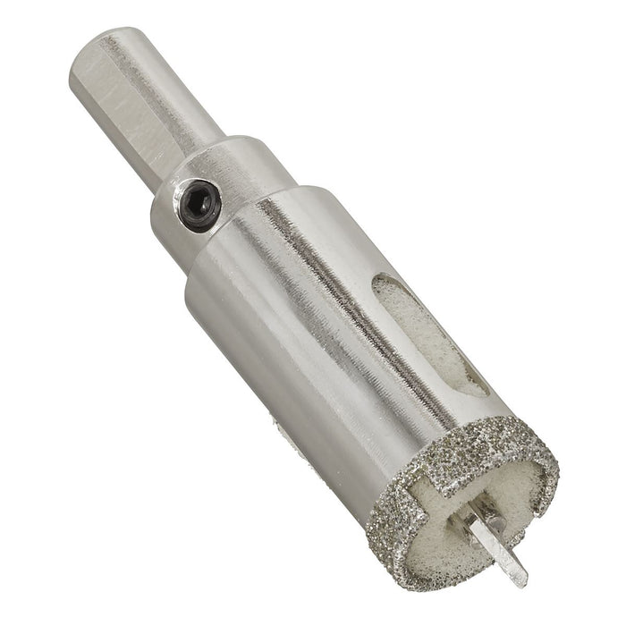 Sealey Electroplated Diamond Hole Saw 22mm DHS22 Sealey - Dynamic Drive