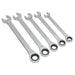 Seigen by Sealey Combination Ratchet Spanner Set 5pc Metric S0985 Seigen by Sealey  - Dynamic Drive