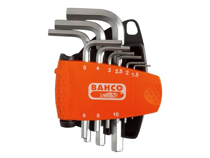 Bahco BE-9878 Metric Hex L-Key Set, 9 Piece Bahco - Dynamic Drive