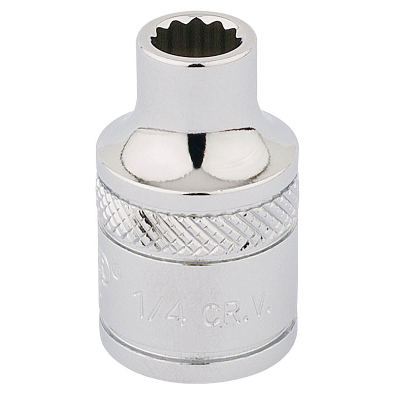 Draper HI-TORQ 12 Point Socket, 3/8" Sq. Dr., 1/4" 49015 Draper - Dynamic Drive