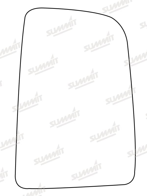 Summit Stick-On Commercial Mirror Glass fits Mercedes Sprinter VW Crafter RHS Summit - Dynamic Drive