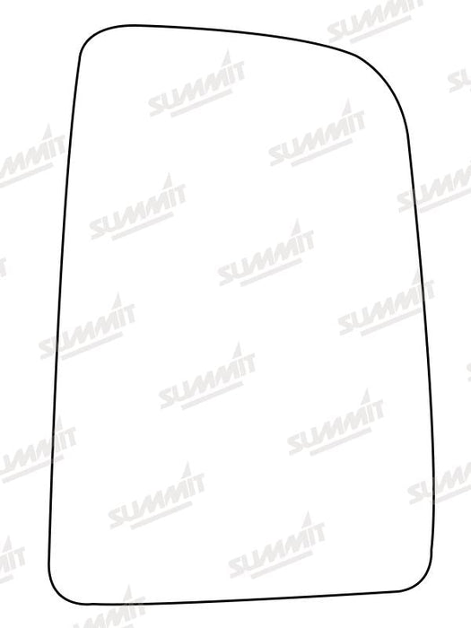 Summit Stick-On Commercial Mirror Glass fits Mercedes Sprinter VW Crafter RHS Summit - Dynamic Drive