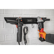 Sealey Angle Grinder Storage Rack 2-Bay AGSR2 Sealey - Dynamic Drive